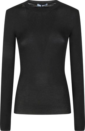 Prada Mujer, Jerseys, Negro, Talla: L