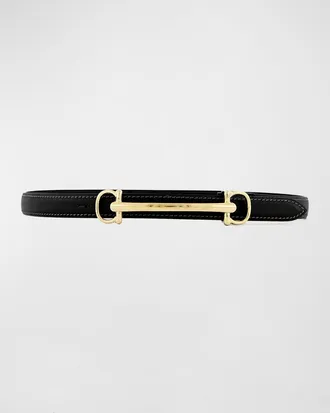Vaincourt La Brillante Leather Belt