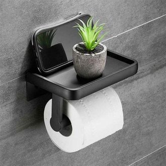 OEM Estante De Almacenamiento Para Ba&ntilde;o - Portarrollos De Papel Higi&eacute;nico - Combinaci&oacute;n De Colores Negro Y Dorado - Toallero