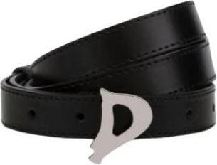 Dondup Cintura H. 2cm - Dames - Riemen - Zwart - 80 CM - Leer - Accessoires