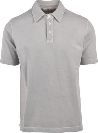 Daniele Fiesoli Polo - Heren - Polos - Grijs - M - Katoen - Tops