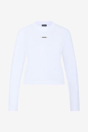 Jacquemus Langaarm-T-Shirt Le tshirt Gros Grain