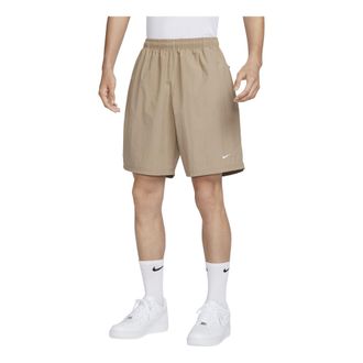 Nike Solo Swoosh Woven Shorts Asia Sizing Khaki DX0750-247