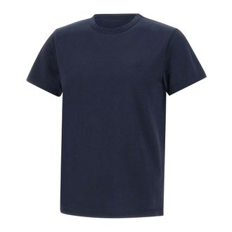 Sun 68 T-Shirts, male, Blue, Size: 2XL Piquet Cold Dye T-shirt
