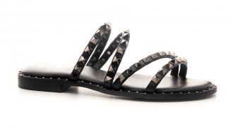 Corkys Footwear Womens Beach Please Studded Sandals In Black