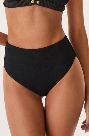 Vix Bela Hot High Waist Bikini Bottoms in Black at Nordstrom, Size X-Large