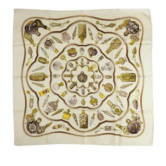 Herm&egrave;s Pre-owned Hermes Qu Importe le Flacon Silk Scarf 90 Ladies O99VHKY2GFHLOD5K