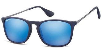 Montana Eyewear MS34 MS34A Womens Sunglasses Blue Size 54