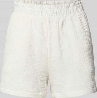 Vero Moda Loose Fit Shorts aus reiner Baumwolle Modell NATALI in Weiss, Gr&ouml;&szlig;e XL