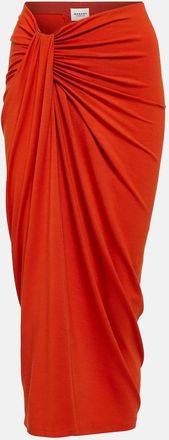 Isabel Marant Jeldia jersey midi skirt