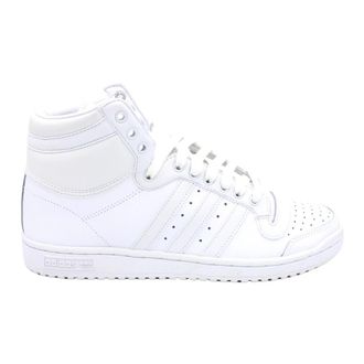 adidas Hoge Top Leren Sneakers Rubberen Zool - Heren - Skateschoenen - Wit - 44 EU - Fitness