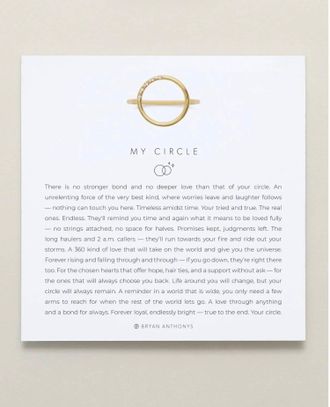 Bryan Anthonys My Circle Ring In Gold