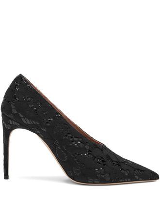 Malone Souliers 90mm pointed pumps - Black
