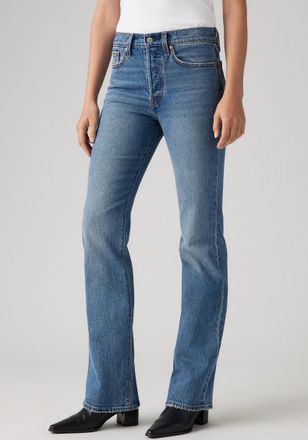 Levi's Bootcut-Jeans LEVIS WEDGIE BOOT, Damen, Gr. 26, L&auml;nge 32, point psk, Denim/Jeans, Obermaterial: 99% Baumwolle, 1% Elasthan, unifarben, bootcut fit lan