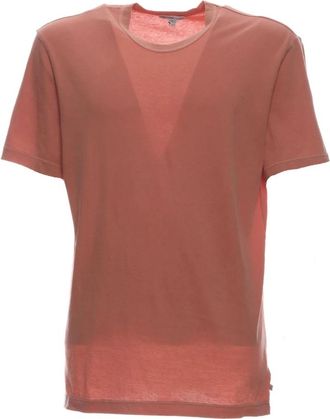 James Perse T-Shirts - Heren - T-shirts - Oranje - L - Katoen - Tops