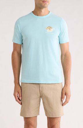 Brooks Brothers Island Graphic Tee in Blue Multi at Nordstrom Rack, Size Xx-Large