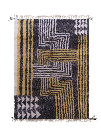 AFK Living Alfombra bereber marroqu&iacute; pura lana gris 220 x 311 cm