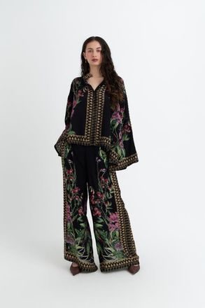 Raishma Siara Shirt in Black at Nordstrom, Size 12 Uk