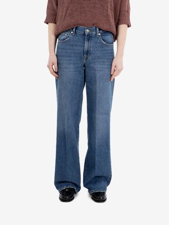 7 For All Mankind Stovepipe straight Explored mid blue