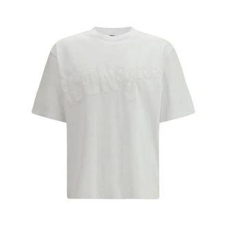 Dsquared2 T-Shirts, male, White, Size: XL Embroidered Logo T-Shirt