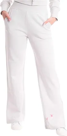 Calvin Klein Jeans Broeken, Dames, Beige, S, Diffused Monologo Broeken