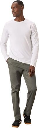 Pact Luxe Essential Slim Long Sleeve Tee Made With Organic Cotton in White at Nordstrom, Size Xx-Large