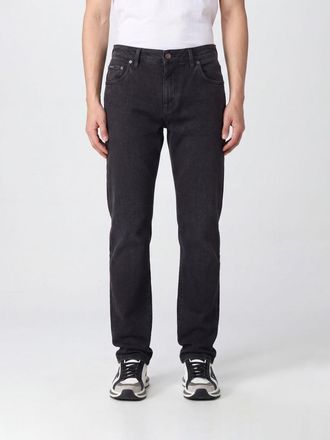 Dolce & Gabbana Jeans slim fit in denim stretch con placca logo sul retro
