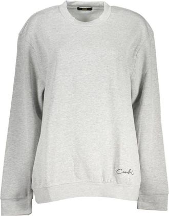 Cavalli Sweatshirts - Dames - Sweatshirts - Grijs - XL - Katoen - Hoodies & sweatvesten