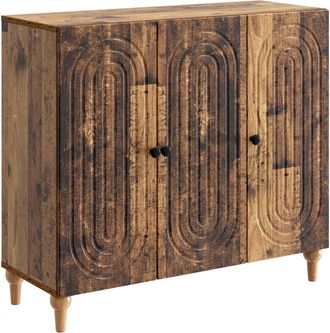 vidaXL Aparador Madera Envejecida 89 X 34,5 X 80 Cm Vidaxl