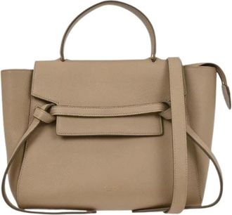 Celine Pre-owned Handbags, female, Beige, Size: ONE SIZE Pre-owned Vintage Handbag