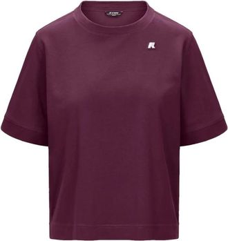 K-Way Selune Jersey - Dames - T-shirts - Paars - S - Katoen - Tops
