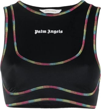 Palm Angels Trainingspagina met het Rainbow Miami-logo