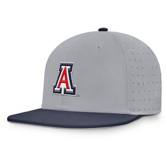 Nike Arizona Dugout True Mens Nike Mens Dri-FIT College Fitted Hat in Grey | NC14474MUAN-TKM