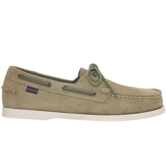 Sebago Sailor Shoes, male, Green, Size: 8 1/2 US Portland Flesh Out