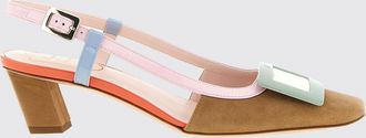 Roger Vivier D&eacute;collet&eacute; slingback Belle Vivier in pelle bicolore