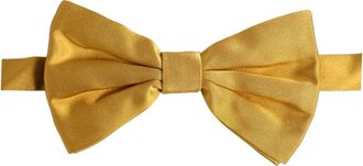 Dolce & Gabbana Silk Bow Tie - Yellow