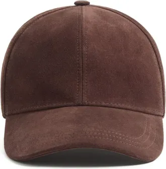 Valentino Garavani Brown Solid Baseball Hat