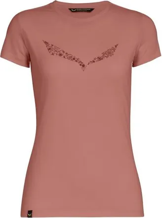 Salewa Solid Dri-Release S/S Tee T-Shirt f&uuml;r Damen | rosa