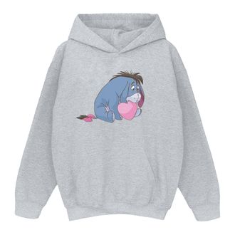 Disney Dames/Dames Winnie De Poeh Eeyore Mond Hoodie (Sportgrijs)