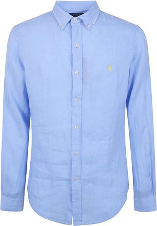 Polo Ralph Lauren Long Sleeve Sport Shirt - Heren - Casual Overhemden - Blauw - S - Overhemden