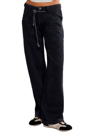 Free People Love Language Wide Leg Jeans in Hideaway at Nordstrom, Size 24