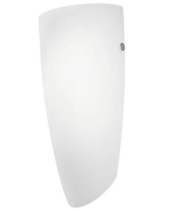 Eglo Eglo Nemo 1 Light Wall Light With Matte Nickel Finish & Opal Frosted Glass