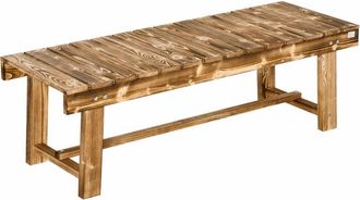 OUTSUNNY Garden Stool - Carbonised | TJ Hughes