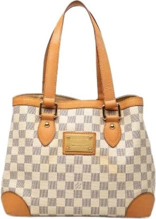 Louis Vuitton Pre-owned Hampstead PM - Dames - Vintage Shopper - Wit - ONE Size - Vintage