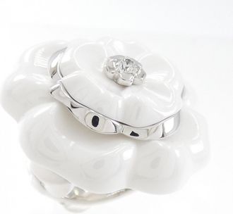 Chanel White Gold White Gold (18K) Ceramic Band Ring (Pre-Owned)