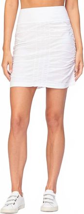 Xcvi Trace Mini Skirt In White
