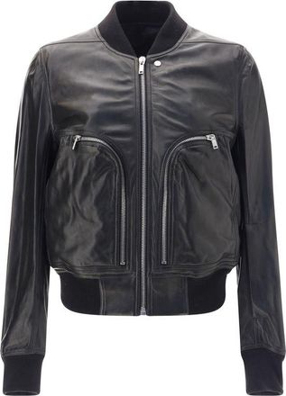 Rick Owens Bauhaus Flight Leather Mens Jacket