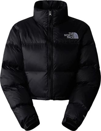 The North Face Korte Nuptse Pufferjas - Dames - Winterjassen - Zwart - L - Jassen