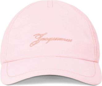 Jacquemus Baluchon Baseball Cap - Heren - Petten - Roze - 60 CM - Nylon - Accessoires