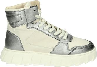 Apple of Eden Beige Mid Sneaker Love 46 - Dames - Sneakers - Veelkleurig - 40 EU - Leer - Schoenen